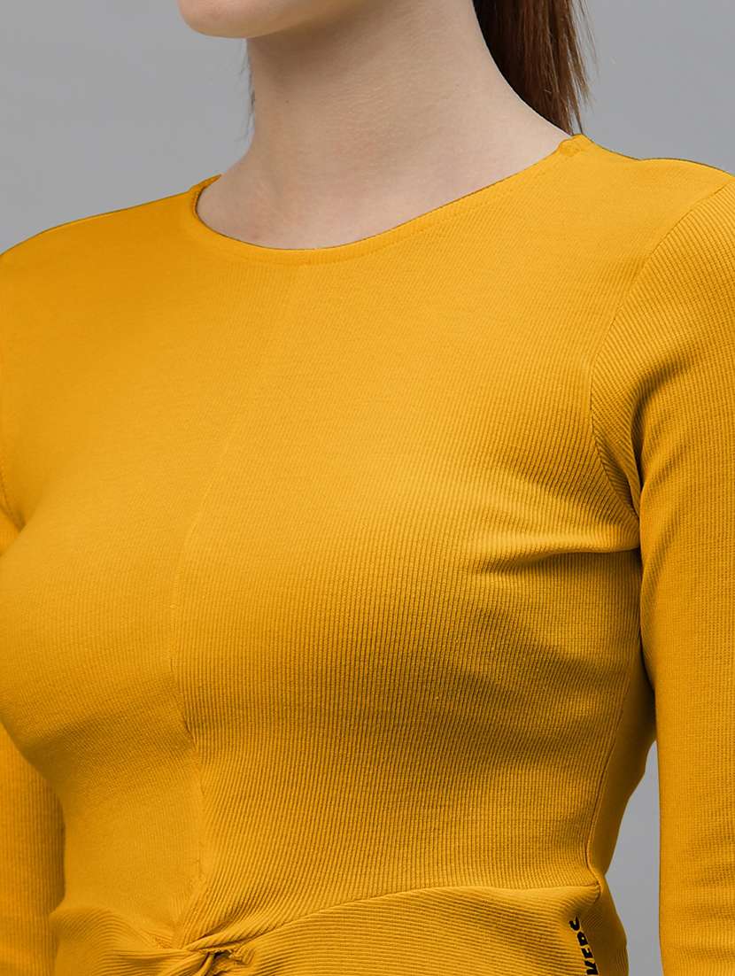 women's plain round neck top - 18949520 -  Standard Image - 4
