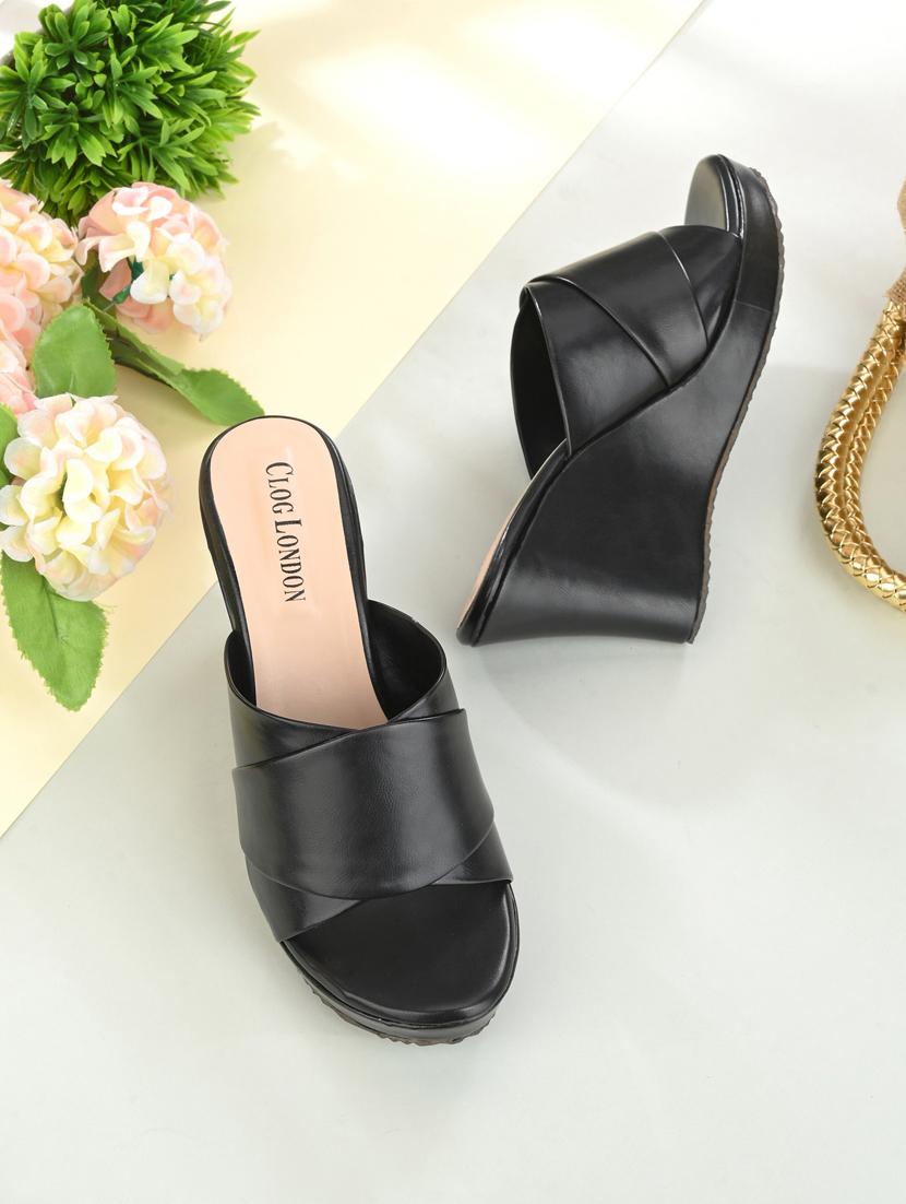 women solid platform wedges - 18950732 - Zoom Image - 0
