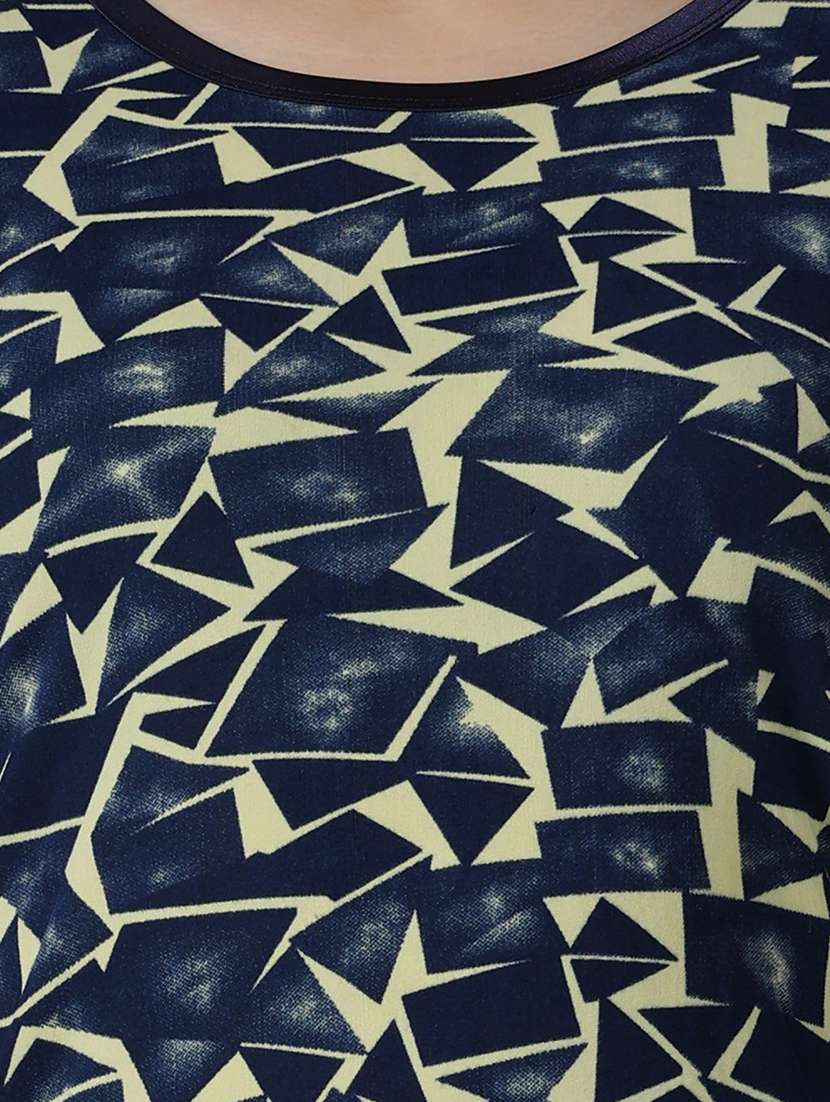 women's straight round neck top - 18951013 -  Standard Image - 4