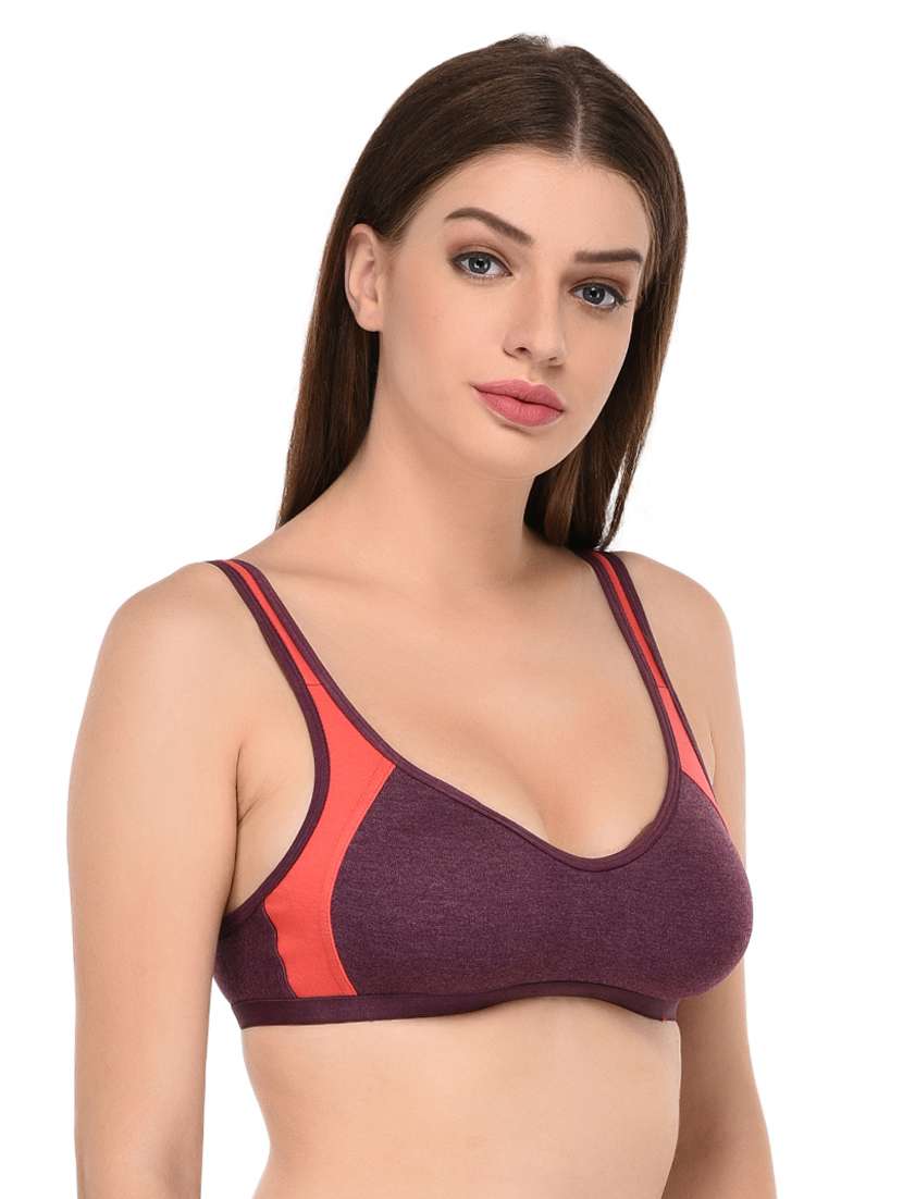 non padded sports bra - 18951060 -  Standard Image - 1