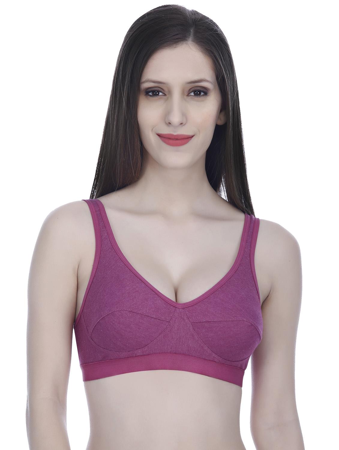 pack of 2 non padded sports bra - 18951067 - Standard Image - 4