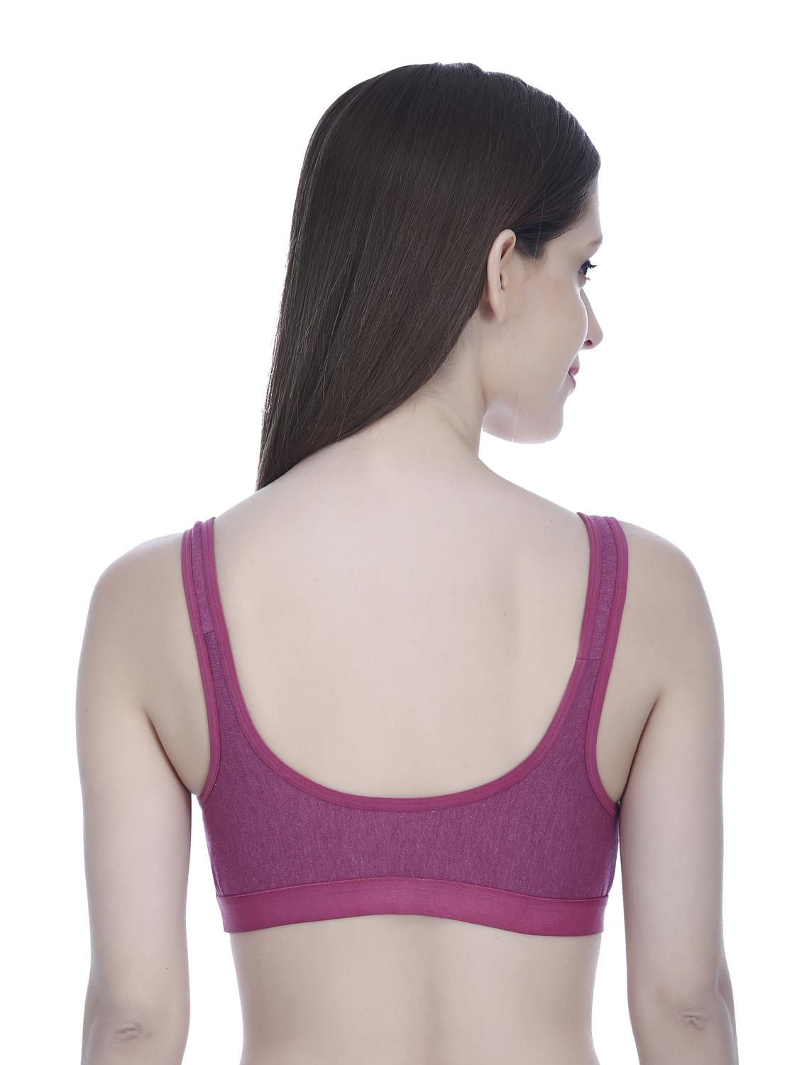 pack of 2 non padded sports bra - 18951067 - Standard Image - 6