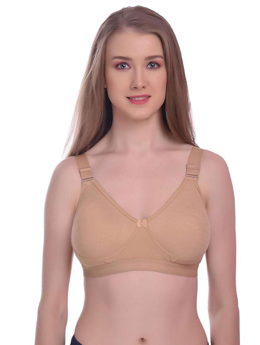 pack of 2 solid regular bra - 18951086 -  Standard Image - 1