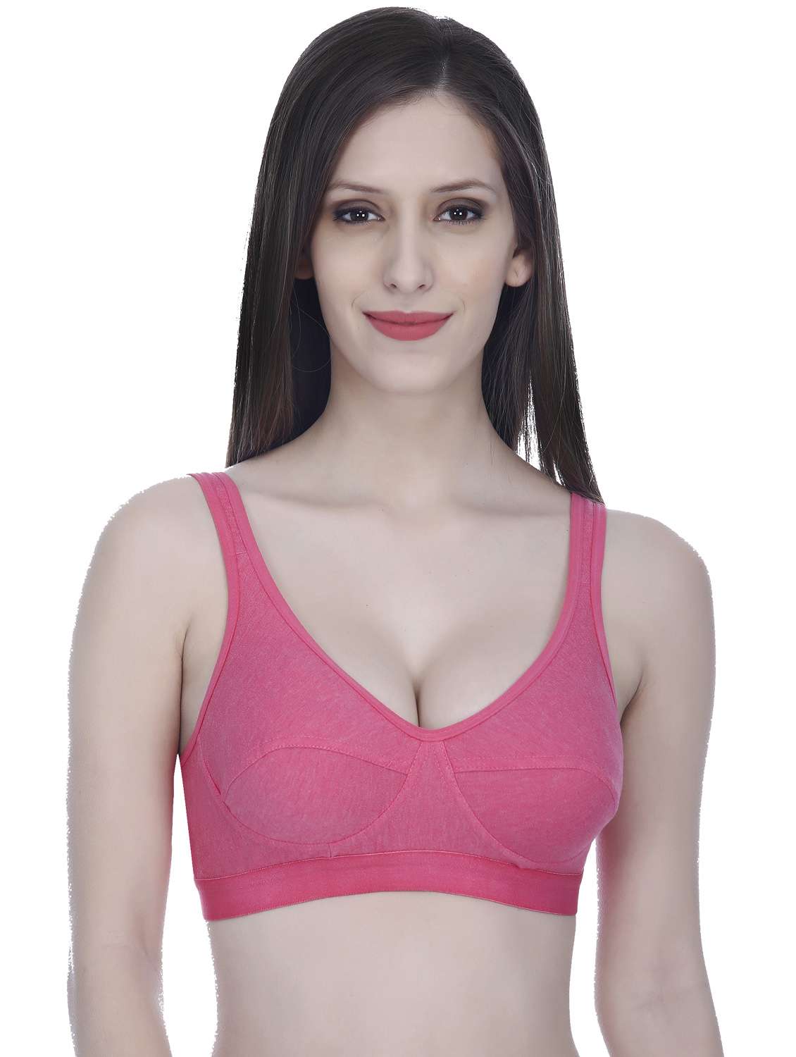 pack of 3 solid regular bra - 18951102 -  Standard Image - 6