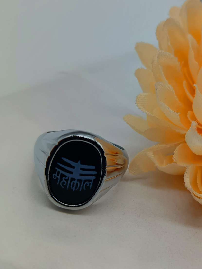 silver plated finger ring