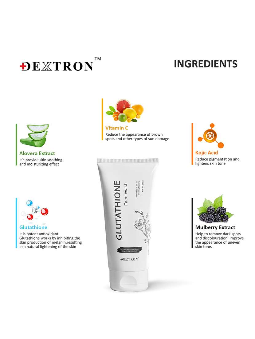 glutathione face wash for effective & safe skin lightening - 18959340 -  Standard Image - 1