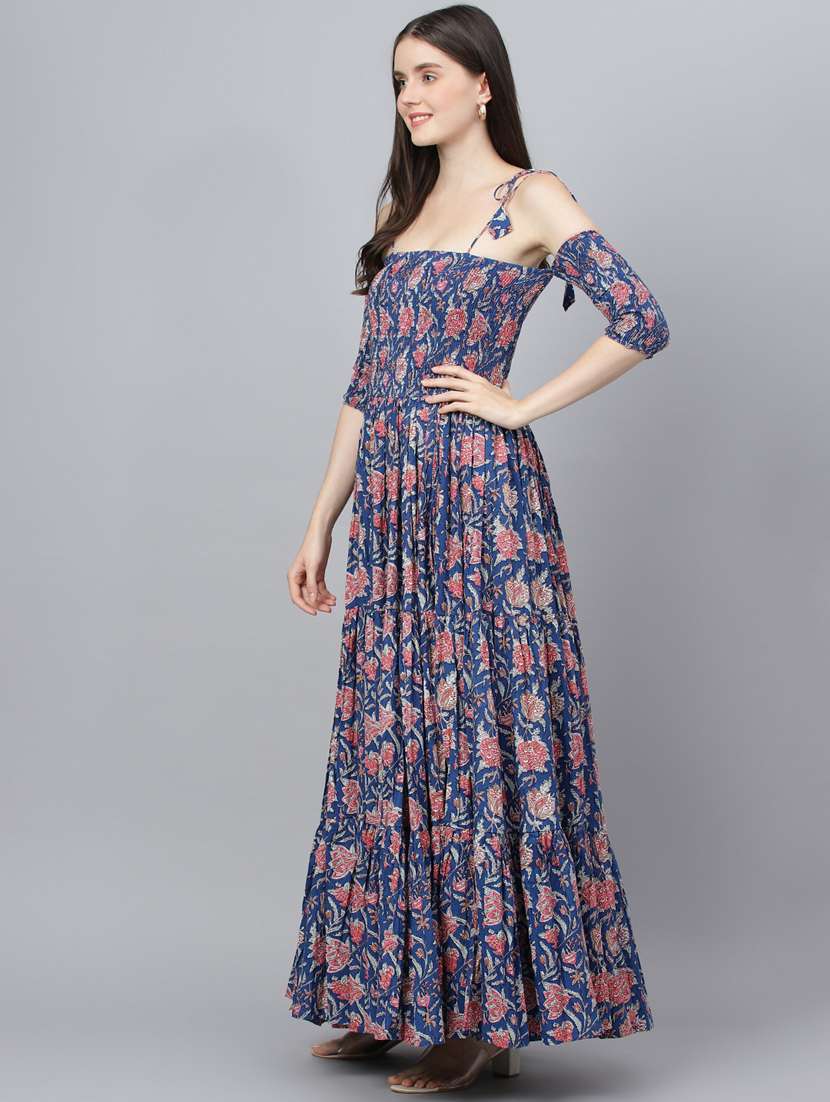 women's tiered dress floral dress - 18959492 -  Standard Image - 1