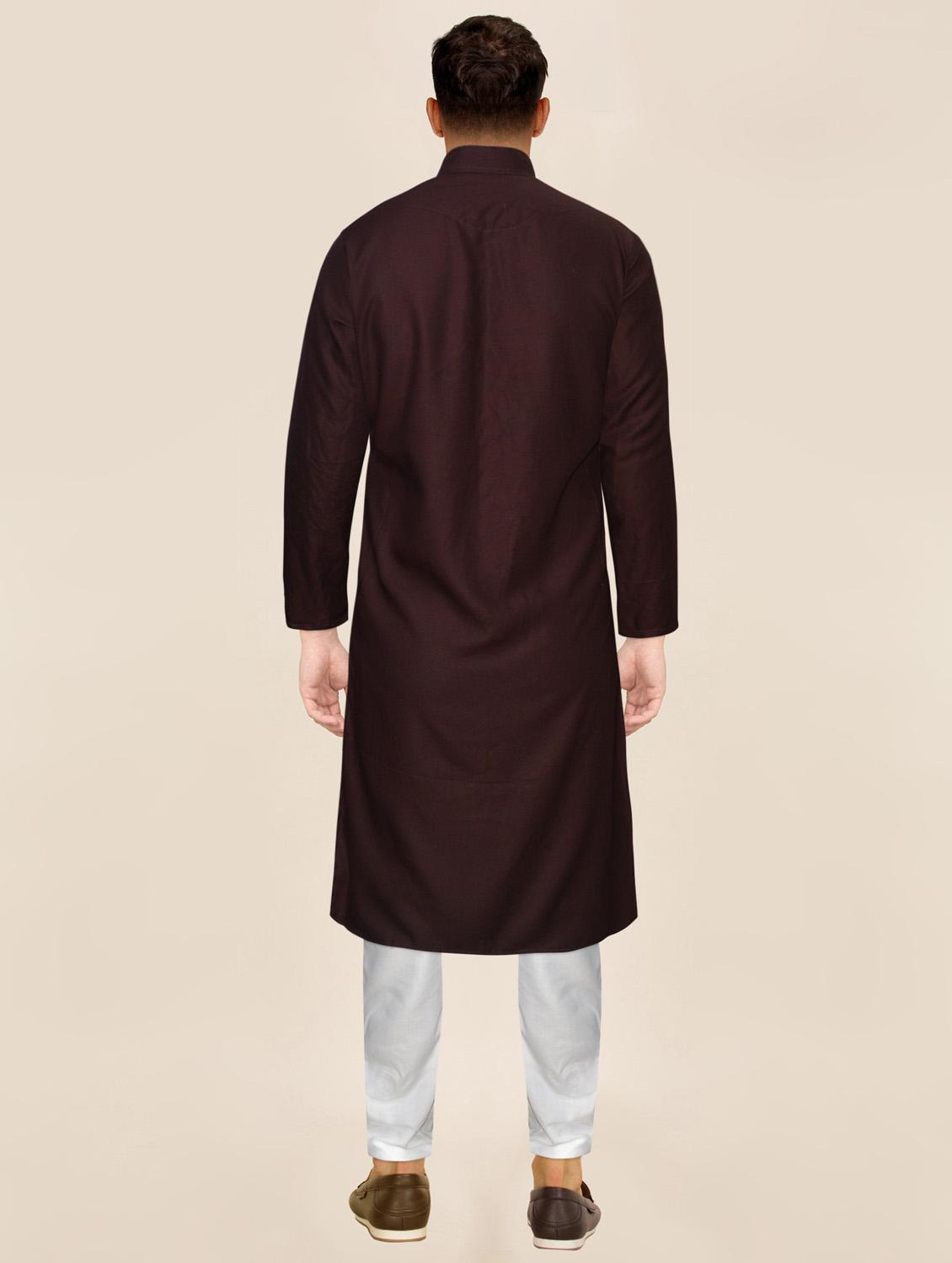solid kurta pyjama ethnic wear set - 18959532 - Standard Image - 1