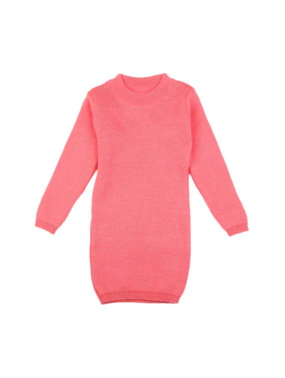 pink self design pullover