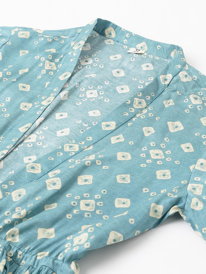 teal modal kurta pant set - 18961544 - Standard Image - 6