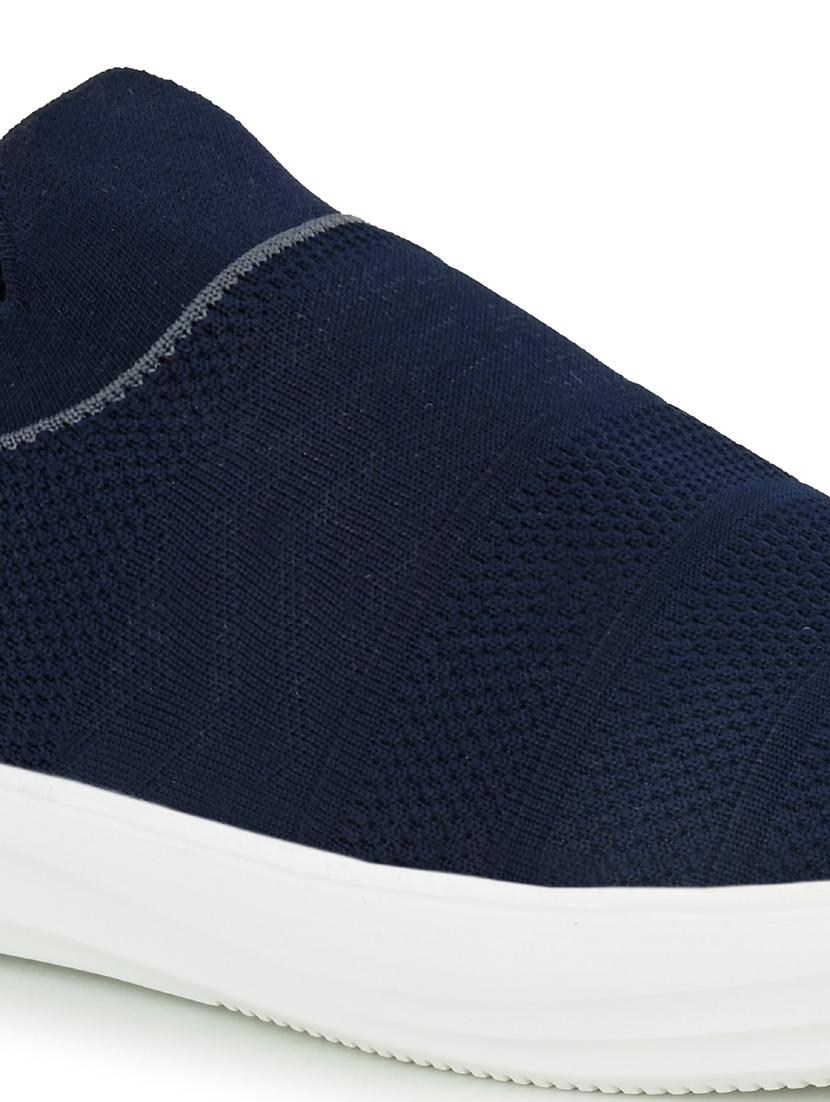 mens solid slip on sport shoes - 18961726 - Standard Image - 4