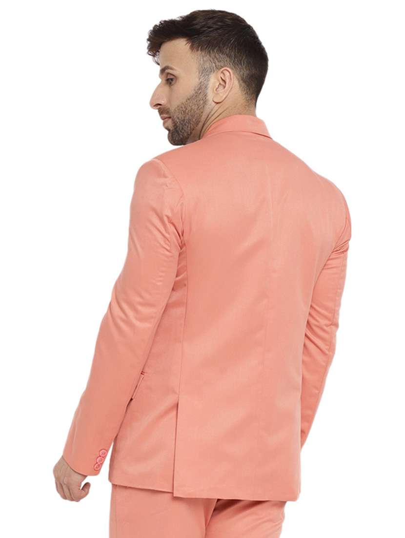 cotton blend casual blazer - 18961917 - Standard Image - 4