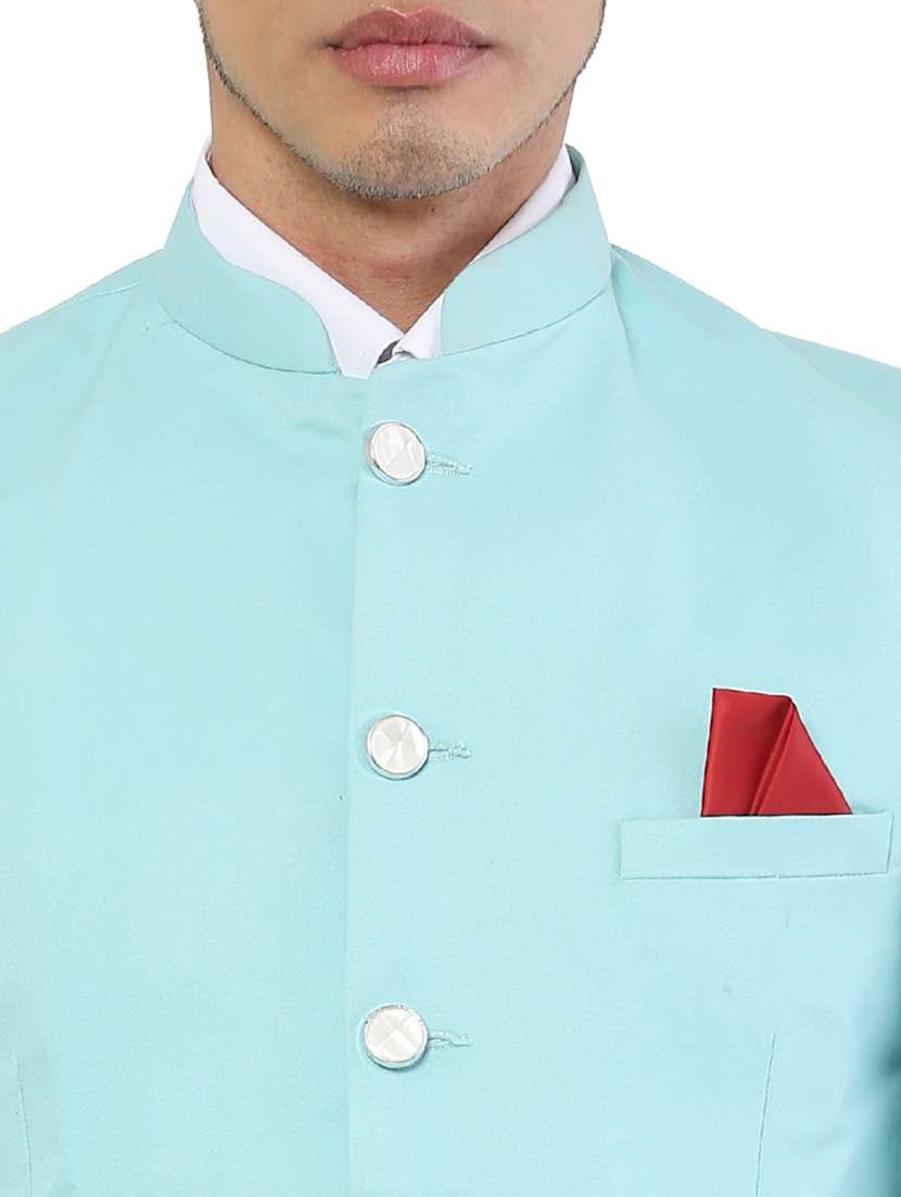 cotton blend casual blazer - 18961925 - Standard Image - 4