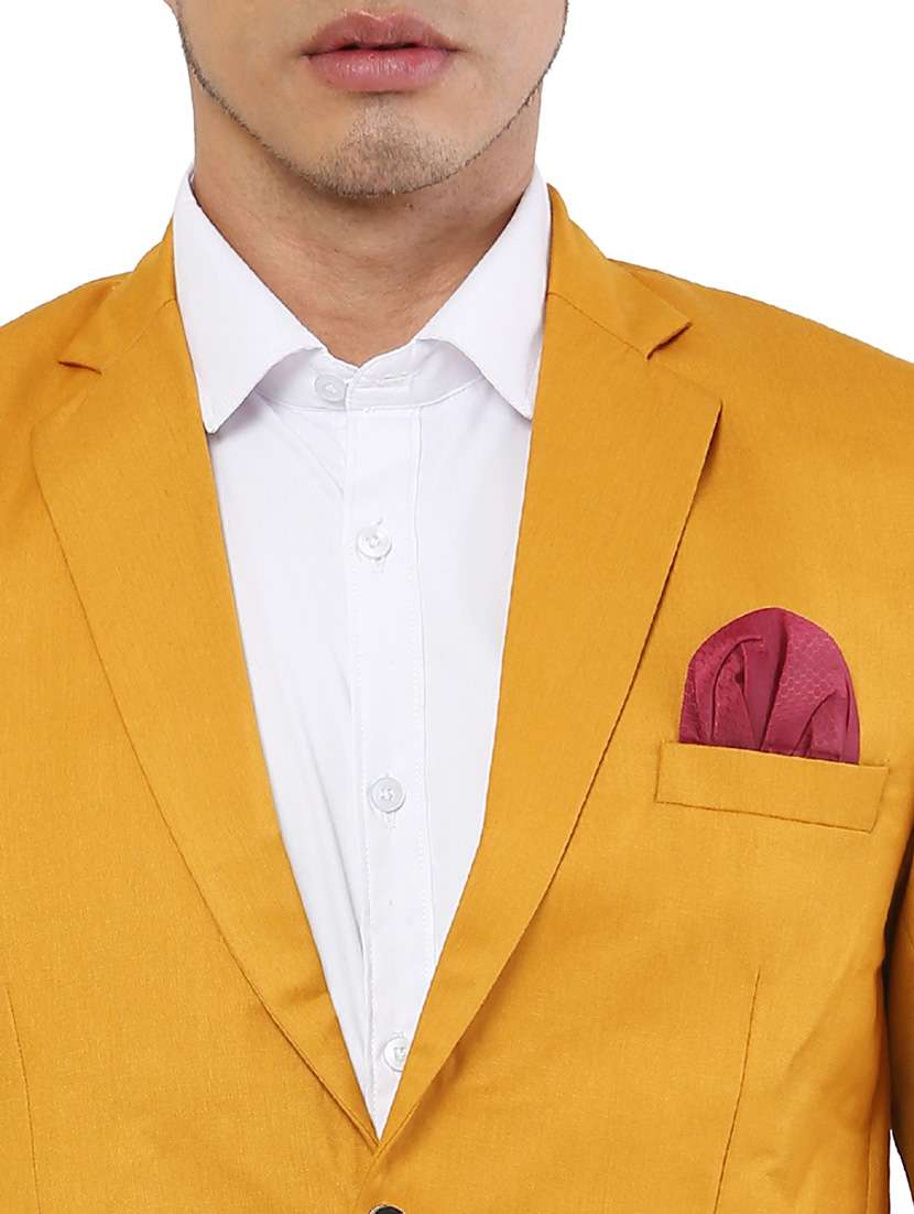 cotton blend casual blazer - 18961926 - Standard Image - 4