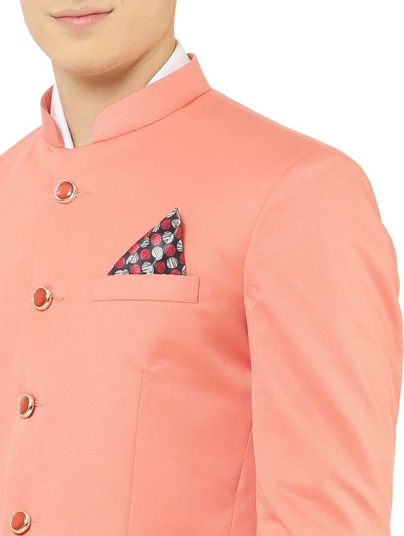 cotton blend casual blazer - 18961930 - Standard Image - 4