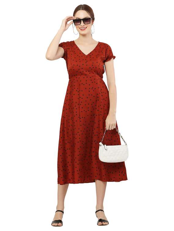 women's polka dots dress - 18961938 - Standard Image - 4