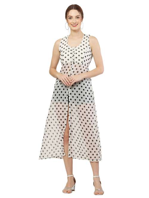 women's layered polka dots dress - 18961941 - Standard Image - 0