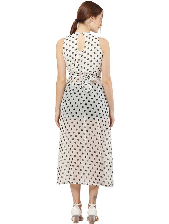 women's layered polka dots dress - 18961941 - Standard Image - 4