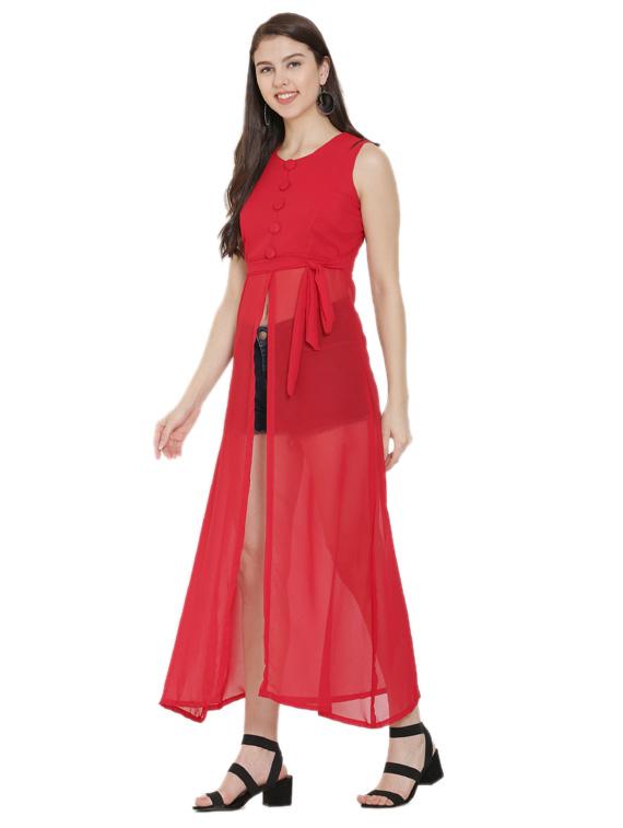 women's solid dress - 18961953 - Standard Image - 1