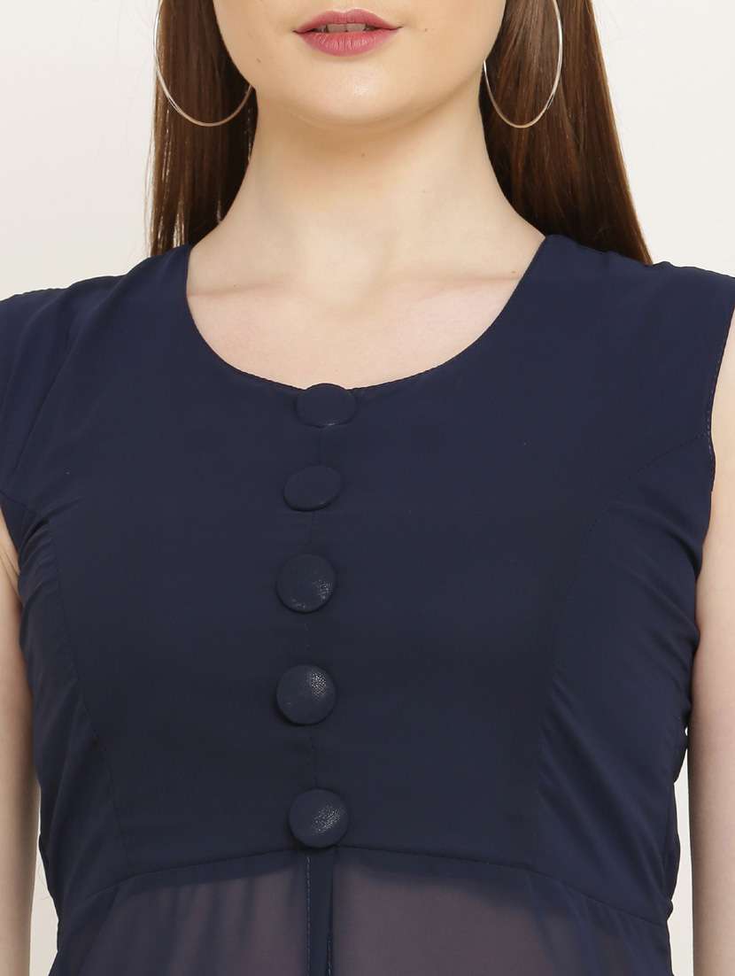 women's solid dress - 18961956 - Standard Image - 4