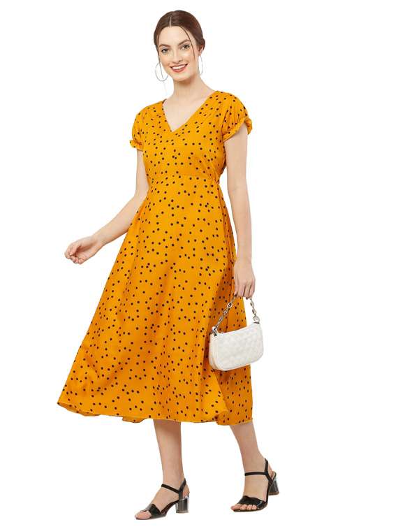 women's block print dress - 18961959 - Standard Image - 4