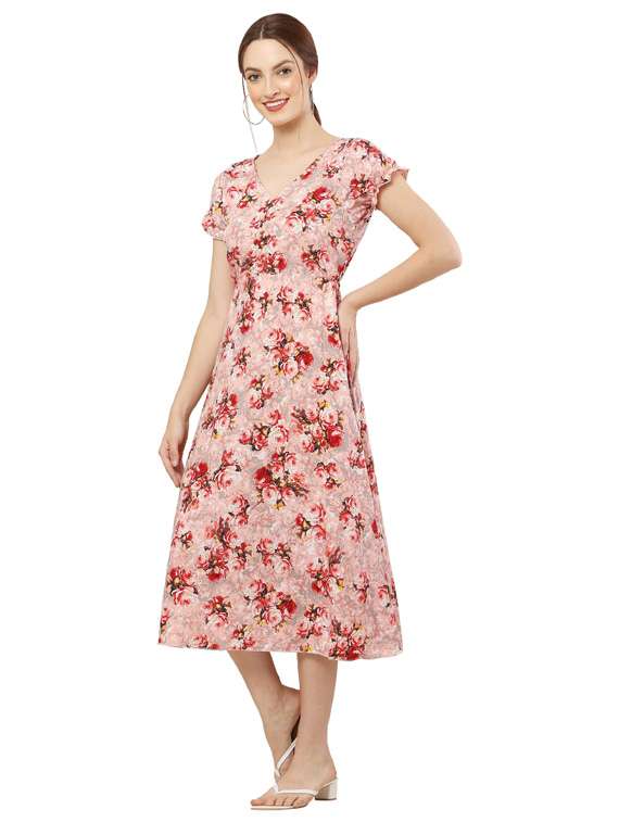 women's animal print dress - 18961967 - Standard Image - 1