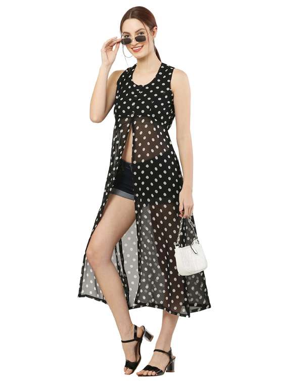 women's polka dots dress - 18961969 - Standard Image - 4