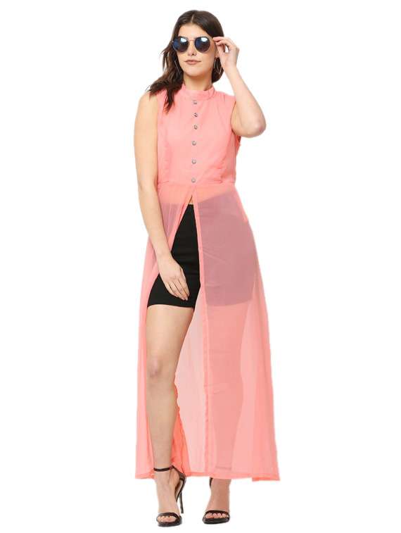 women's solid dress - 18961980 - Standard Image - 4