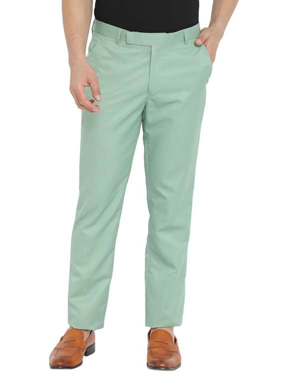 cotton blend formal trouser