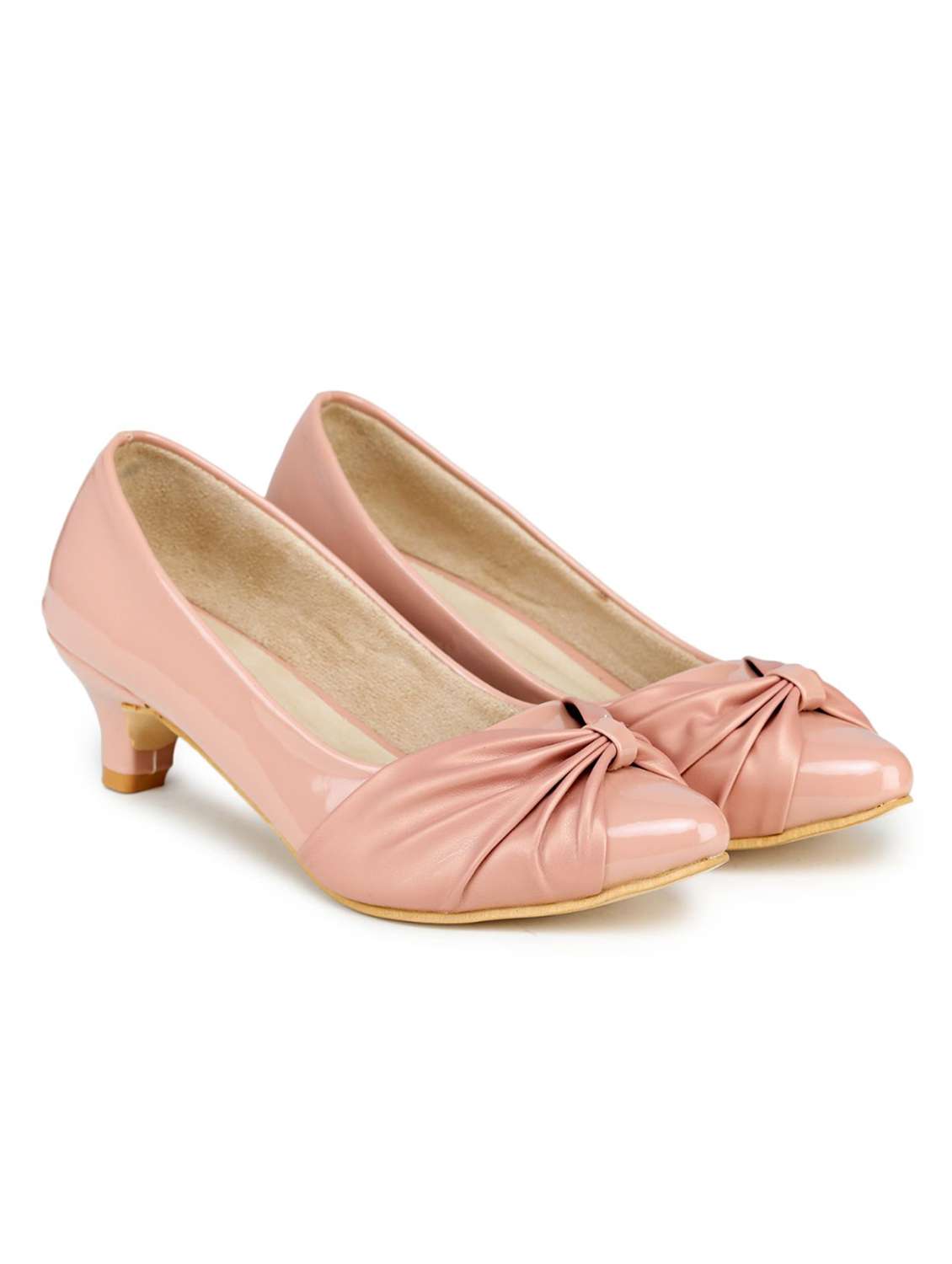 pink patent leather slip on pumps - 18962369 -  Standard Image - 1