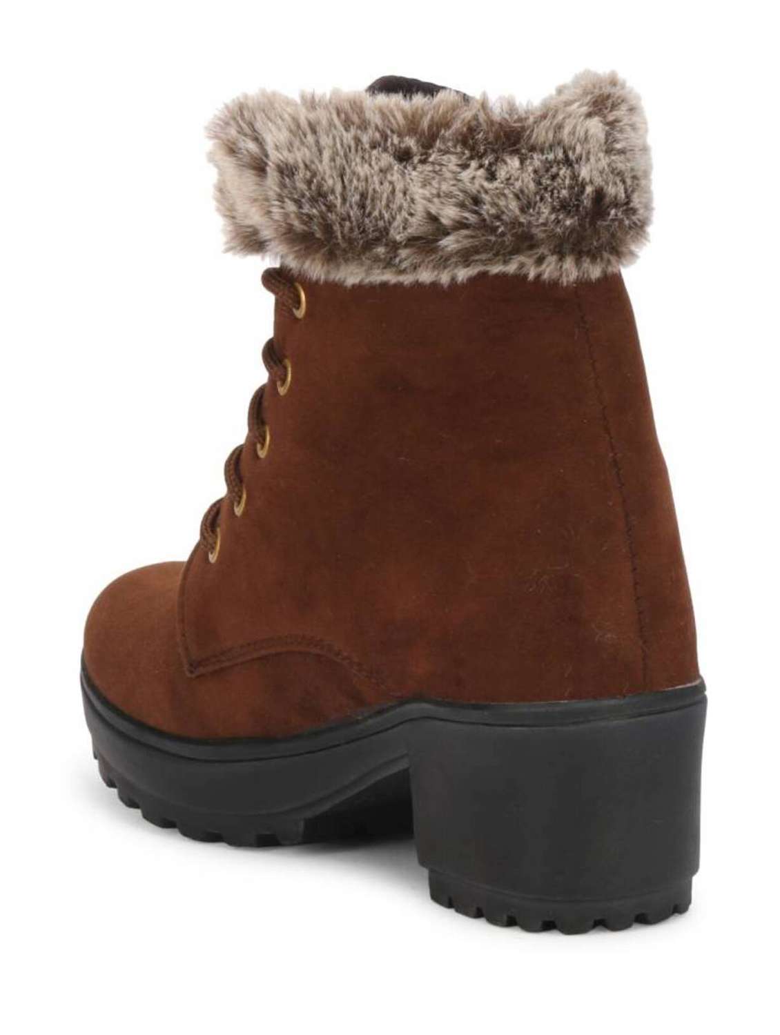 brown suede laceup boots - 18962373 -  Standard Image - 1