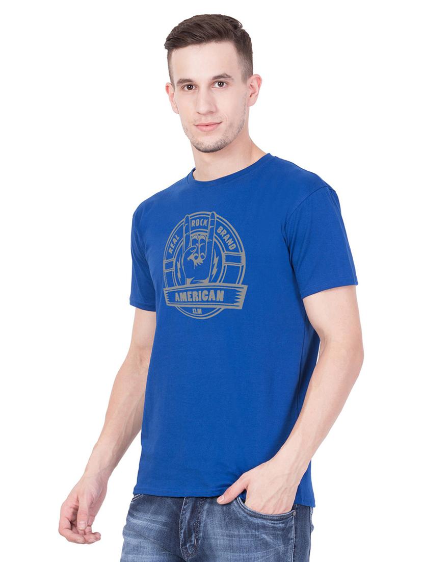 round neck chest printed t-shirt - 18962709 - Standard Image - 1