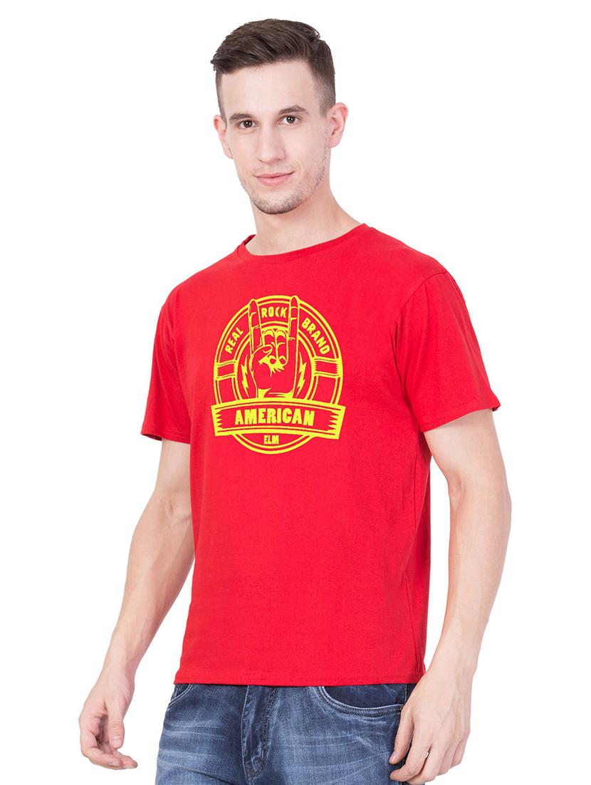 round neck printed regular t-shirt - 18962718 -  Standard Image - 1