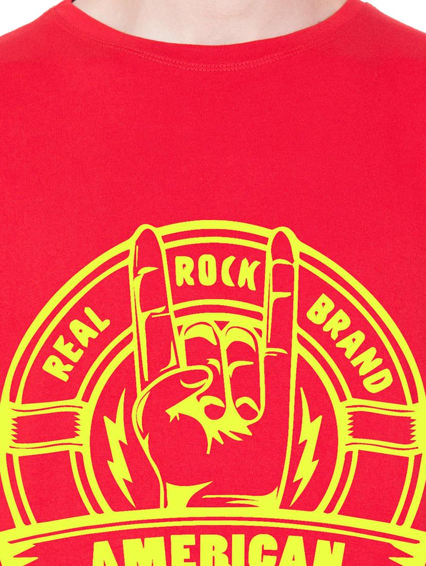 round neck printed regular t-shirt - 18962718 - Standard Image - 4