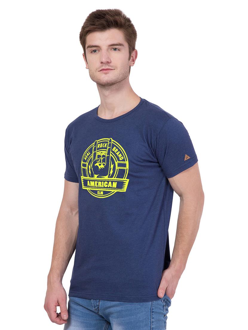 round neck printed regular t-shirt - 18962794 - Standard Image - 1