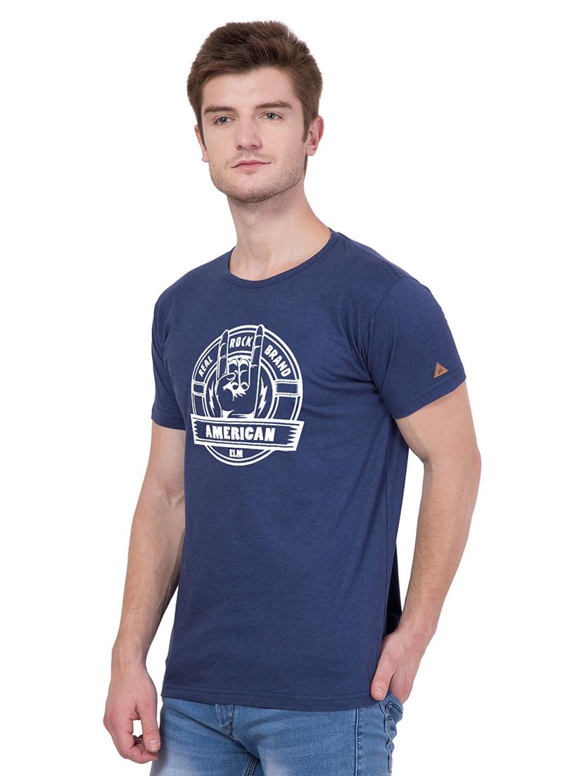 round neck printed regular t-shirt - 18962795 - Standard Image - 1