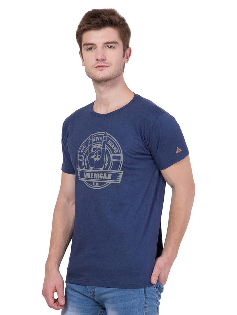 round neck printed regular t-shirt - 18962796 - Standard Image - 1