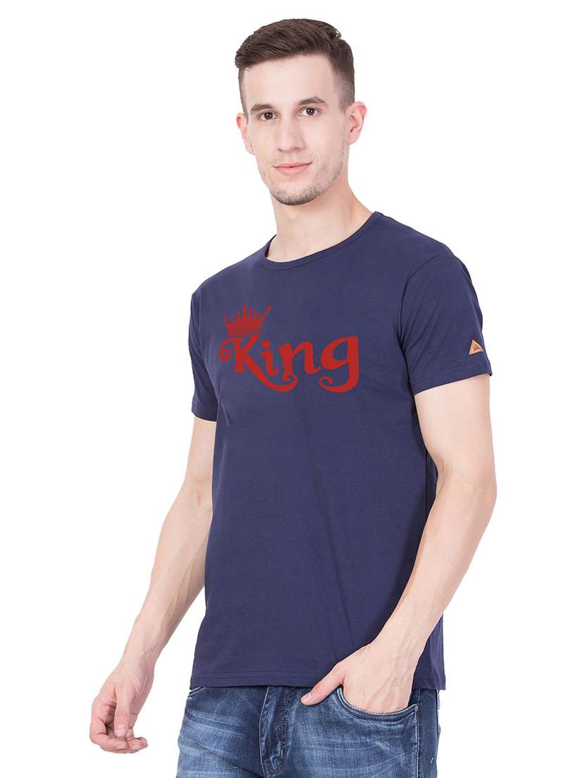 round neck printed regular t-shirt - 18962812 -  Standard Image - 1