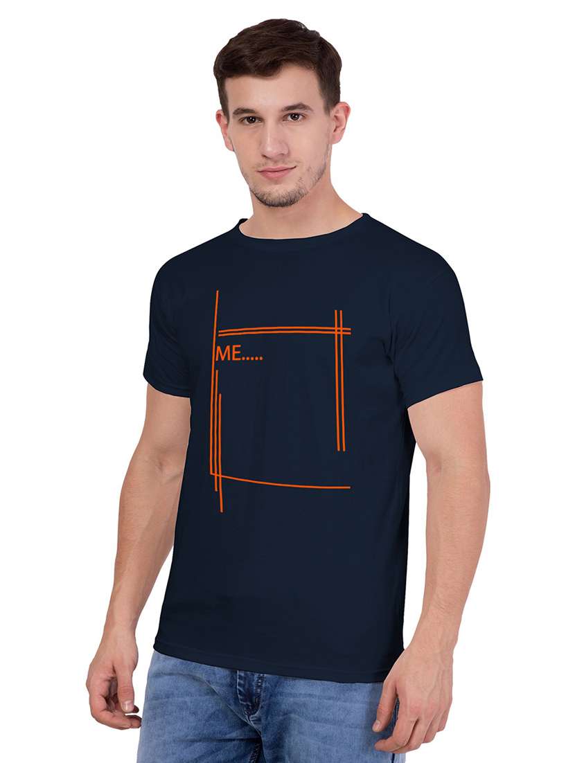 round neck printed regular t-shirt - 18962822 -  Standard Image - 1