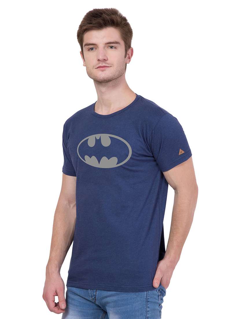 round neck printed regular t-shirt - 18962899 - Standard Image - 1
