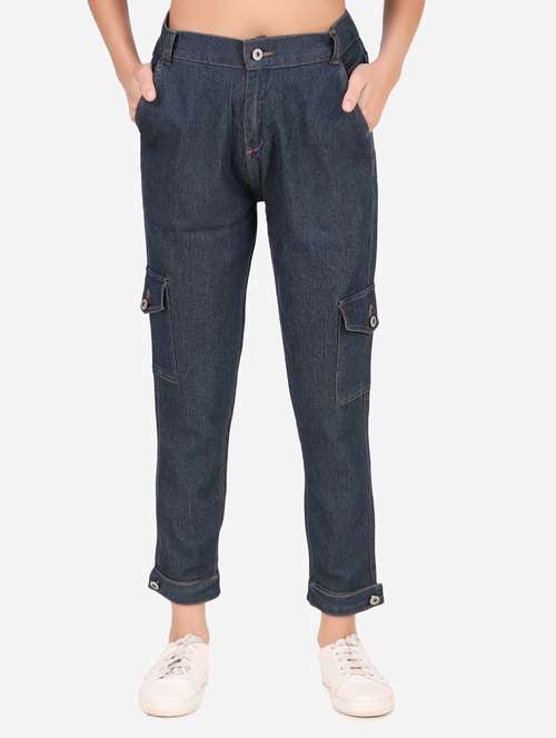 women mid rise cargo trouser - 18963718 - Standard Image - 0