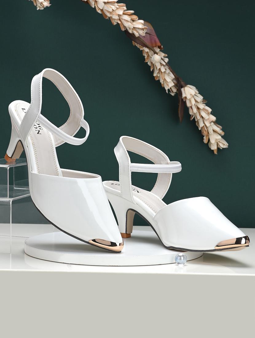 women solid ankle strap pump heels - 18963721 - Zoom Image - 0