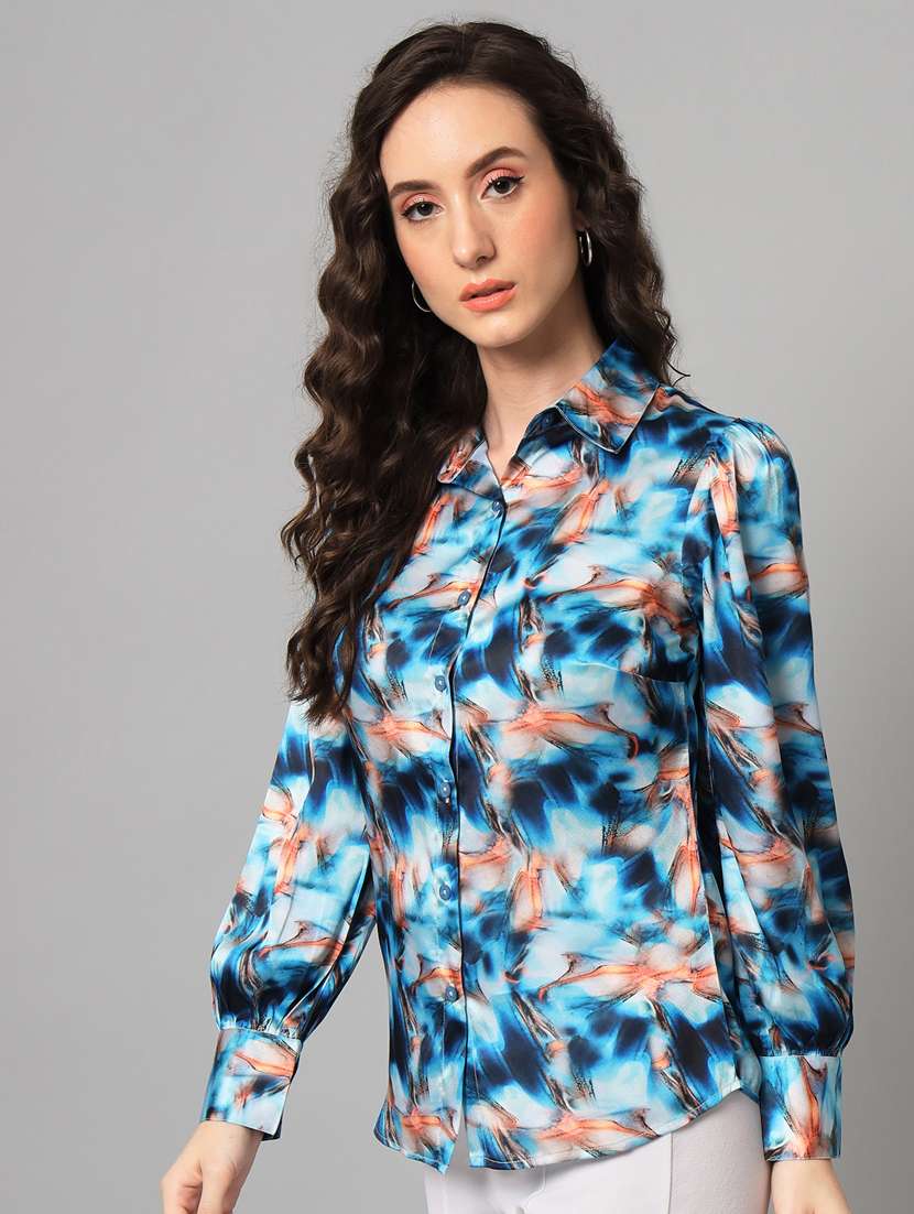 multi coloured printed regular shirt - 18968217 - Zoom Image - 0
