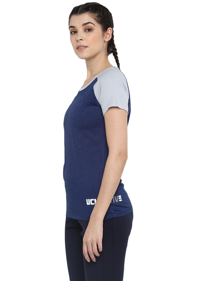 round neck color block regular tees - 18968367 - Standard Image - 1