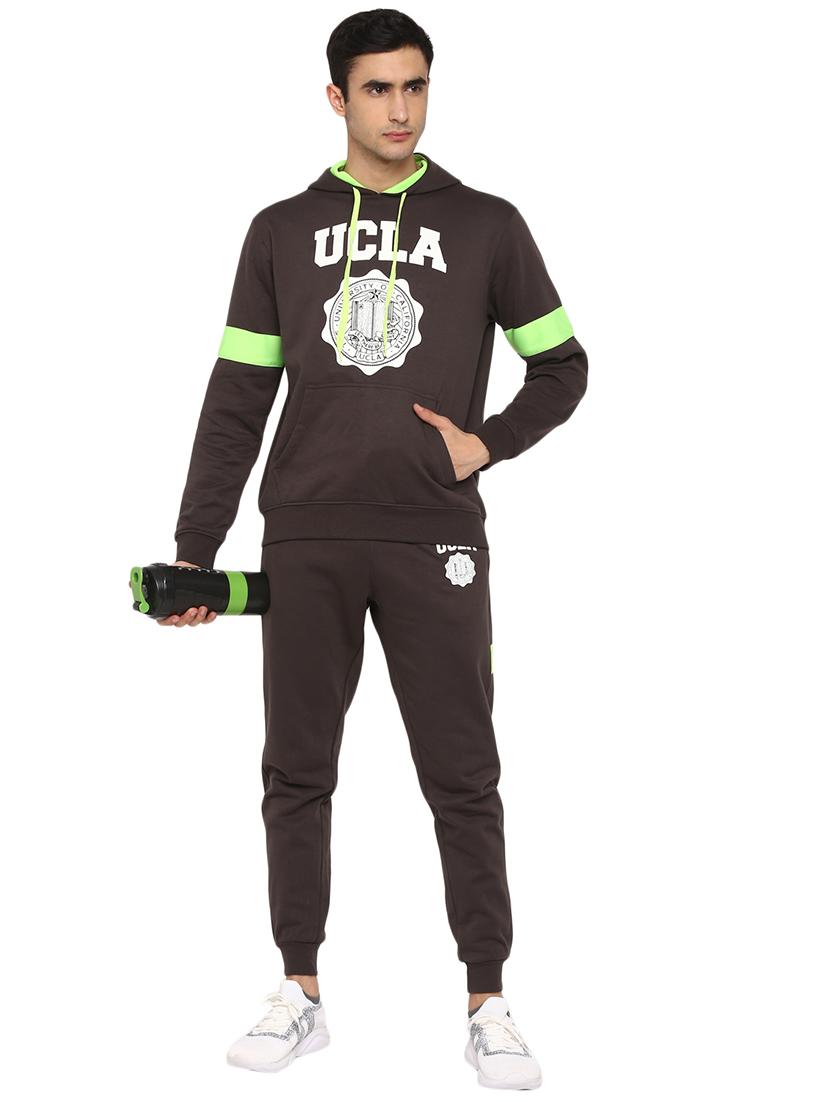 hooded printed track pant full length track suit - 18968422 - Standard Image - 4