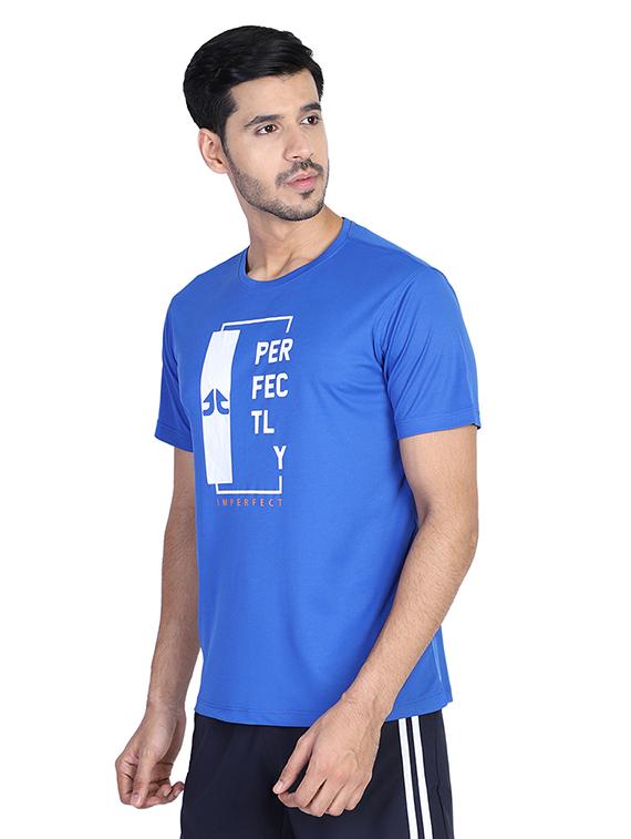 men front print short sleeves t-shirt - 18968903 - Standard Image - 1