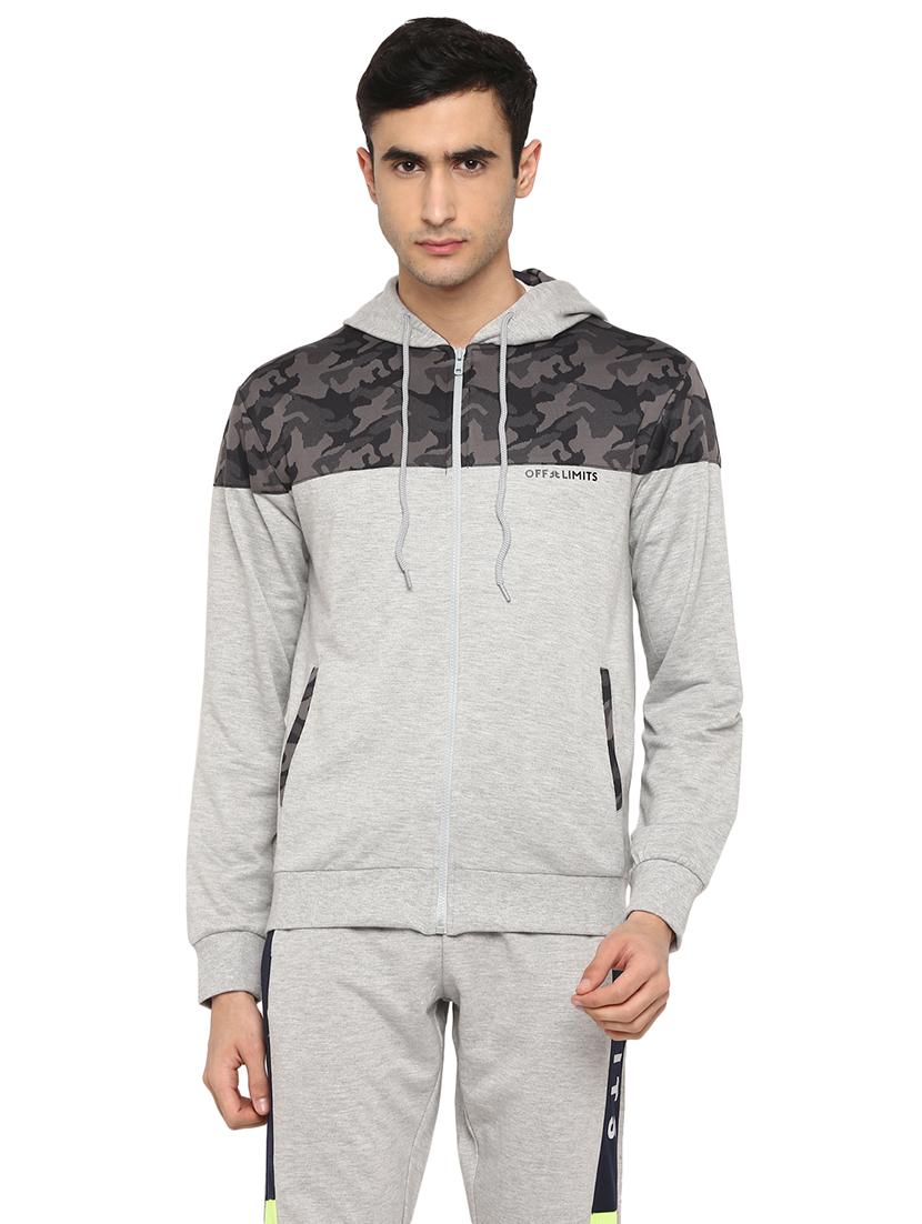 men camouglage long sleeve hooded sweatshirt - 18969091 - Zoom Image - 0