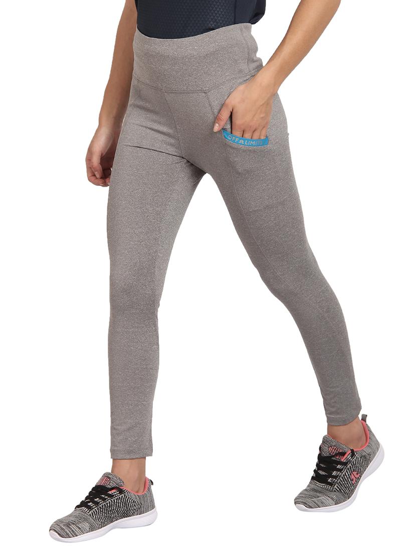 high rise solid track pant - 18969138 -  Standard Image - 1