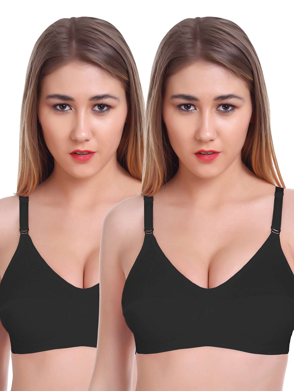 pack of 2 non padded minimizer bra