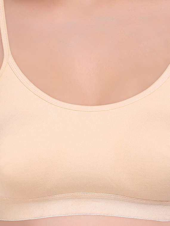 pack of 3 non padded sports  bra - 18969285 -  Standard Image - 11